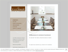 Tablet Screenshot of esszimmer-heilbronn.de